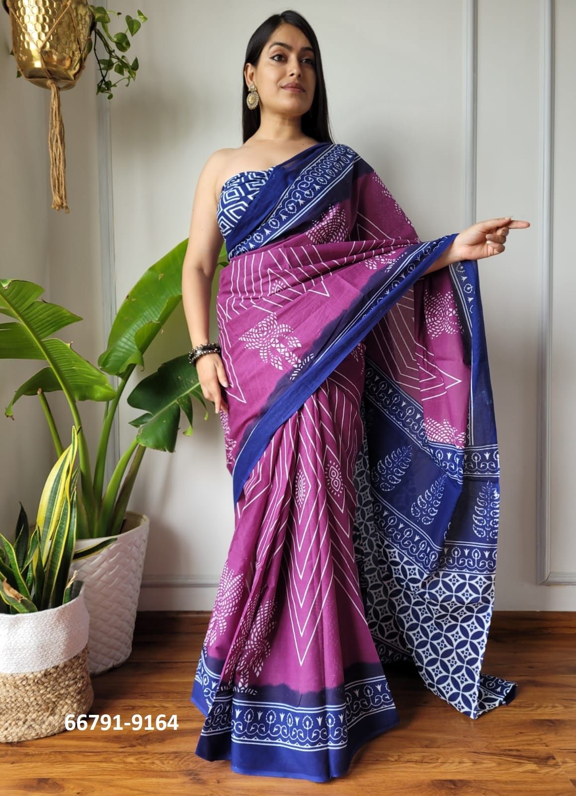 PURE MULMUL COTTON BAGRU PRINTS 7 - Catalog # 66791 (Set of 10 Sarees) PURE MULMUL COTTON BAGRU PRINTS 7 - Catalog # 66791 (Set of 10 Sarees)