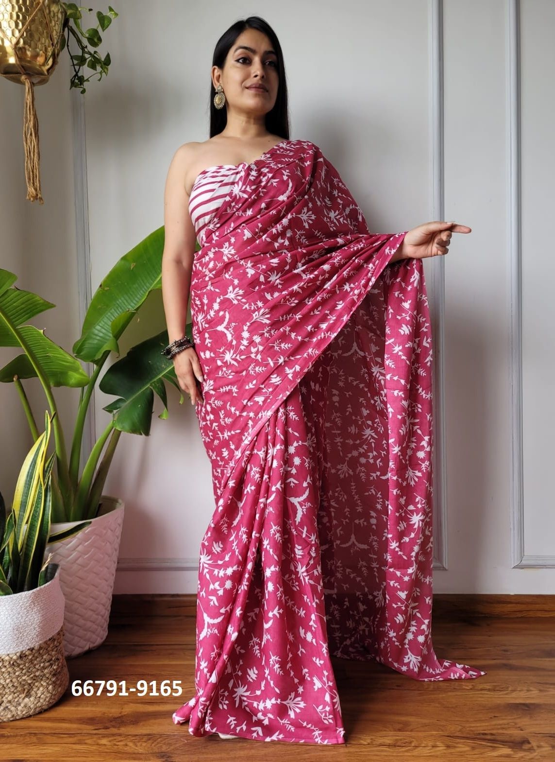 PURE MULMUL COTTON BAGRU PRINTS 7 - Catalog # 66791 (Set of 10 Sarees) PURE MULMUL COTTON BAGRU PRINTS 7 - Catalog # 66791 (Set of 10 Sarees)