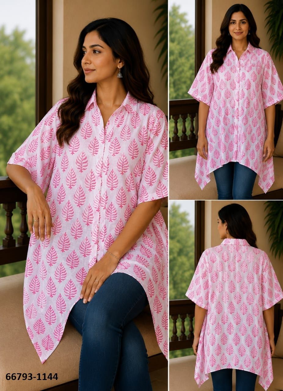 PURE BAGRU PRINT COTTON PONCHOS 3 - Catalog # 66793 (Set of 10 Kaftans / Ponchos) PURE BAGRU PRINT COTTON PONCHOS 3 - Catalog # 66793 (Set of 10 Kaftans / Ponchos)