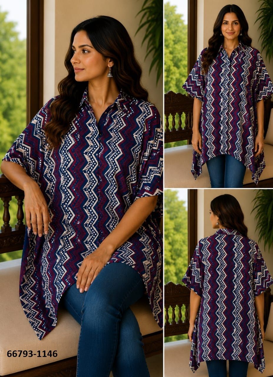 PURE BAGRU PRINT COTTON PONCHOS 3 - Catalog # 66793 (Set of 10 Kaftans / Ponchos) PURE BAGRU PRINT COTTON PONCHOS 3 - Catalog # 66793 (Set of 10 Kaftans / Ponchos)