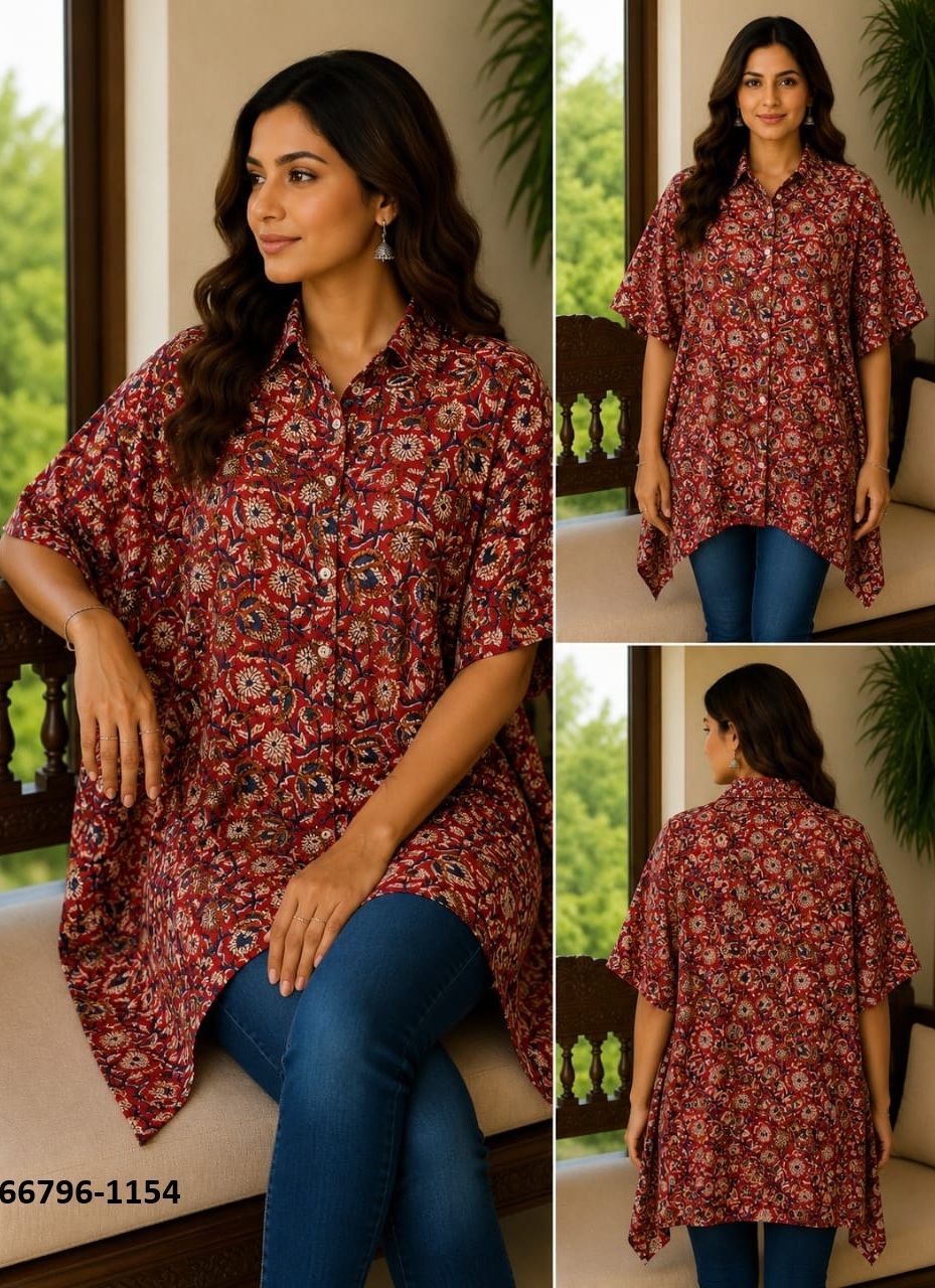 PURE BAGRU PRINT COTTON PONCHOS 4 - Catalog # 66796 (Set of 11 Kaftans / Ponchos) PURE BAGRU PRINT COTTON PONCHOS 4 - Catalog # 66796 (Set of 11 Kaftans / Ponchos)