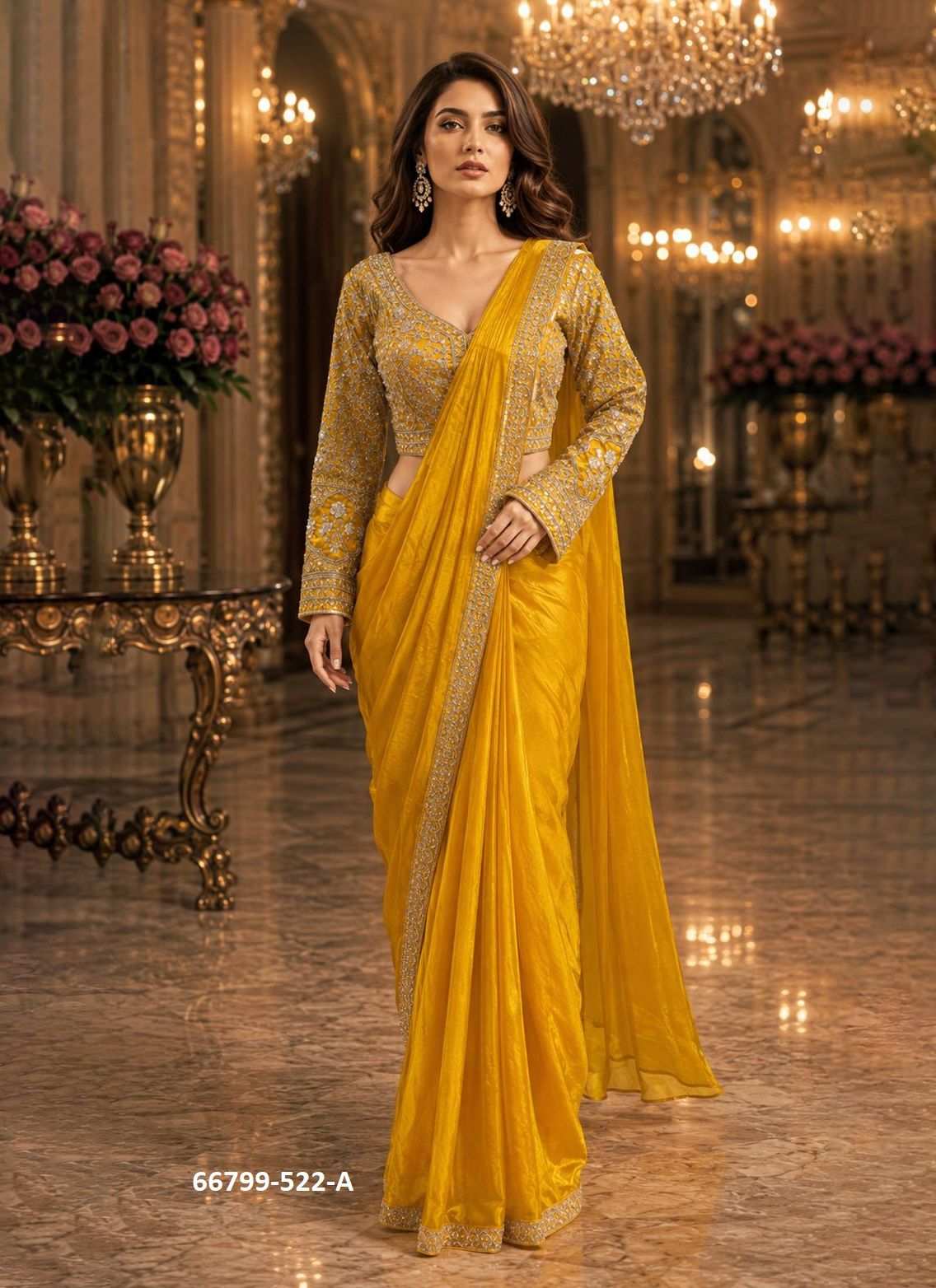 DESIGN A522 - Catalog # 66799 (Set of 2 Sarees) DESIGN A522 - Catalog # 66799 (Set of 2 Sarees)