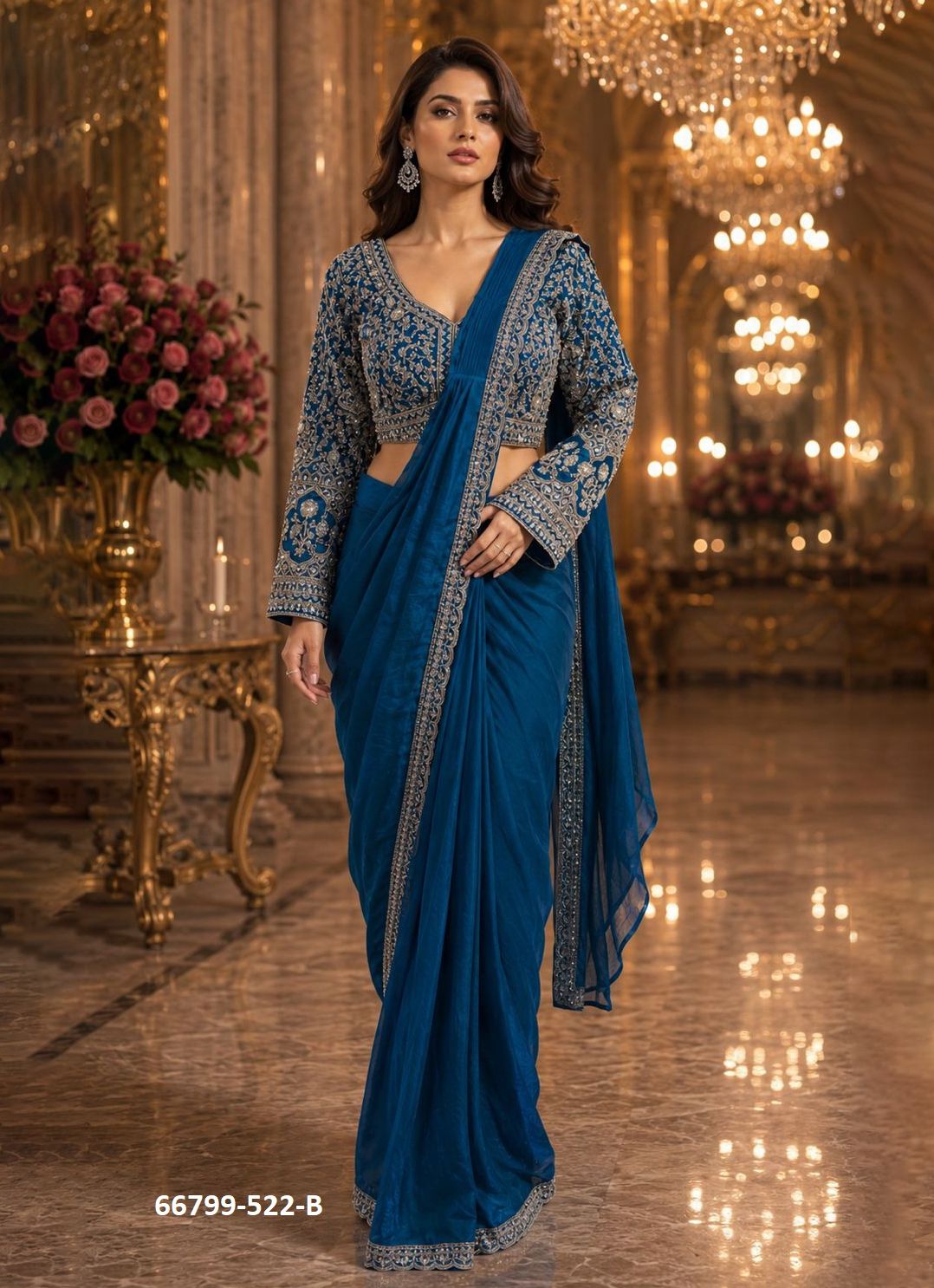 DESIGN A522 - Catalog # 66799 (Set of 2 Sarees) DESIGN A522 - Catalog # 66799 (Set of 2 Sarees)