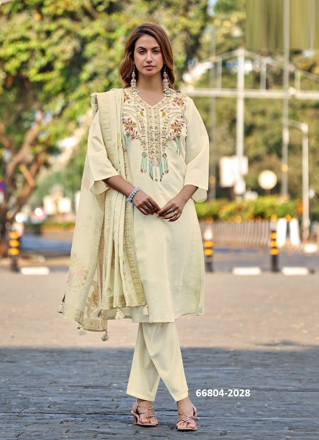 NOORIA - Catalog # 66804 (Set of 4 Readymade Salwar Suits) NOORIA - Catalog # 66804 (Set of 4 Readymade Salwar Suits)