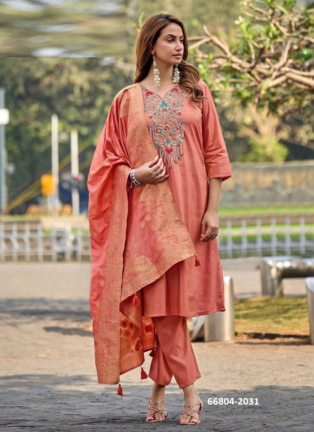 NOORIA - Catalog # 66804 (Set of 4 Readymade Salwar Suits) NOORIA - Catalog # 66804 (Set of 4 Readymade Salwar Suits)