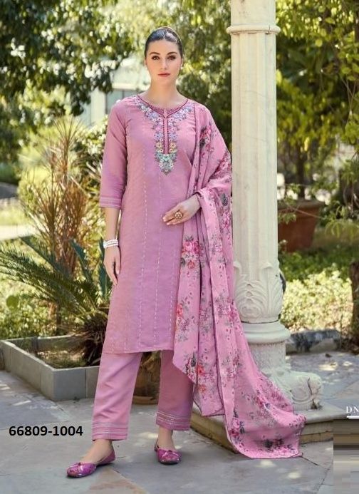 PASTELS - Catalog # 66809 (Set of 4 Readymade Salwar Suits) PASTELS - Catalog # 66809 (Set of 4 Readymade Salwar Suits)