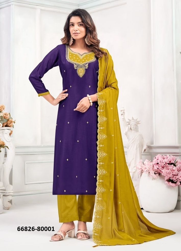 MAHIKA - Catalog # 66826 (Set of 12 Readymade Salwar Suits) MAHIKA - Catalog # 66826 (Set of 12 Readymade Salwar Suits)
