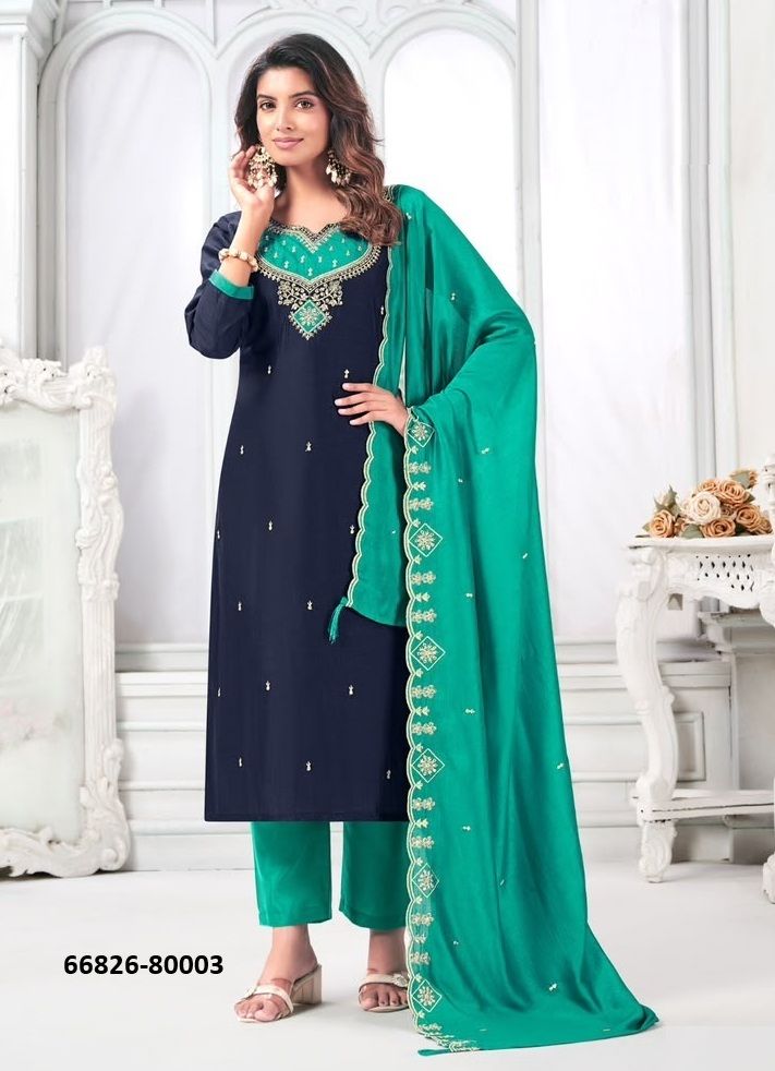 MAHIKA - Catalog # 66826 (Set of 12 Readymade Salwar Suits) MAHIKA - Catalog # 66826 (Set of 12 Readymade Salwar Suits)