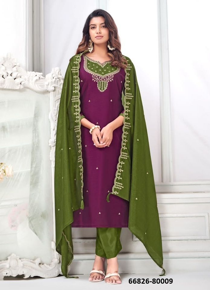 MAHIKA - Catalog # 66826 (Set of 12 Readymade Salwar Suits) MAHIKA - Catalog # 66826 (Set of 12 Readymade Salwar Suits)