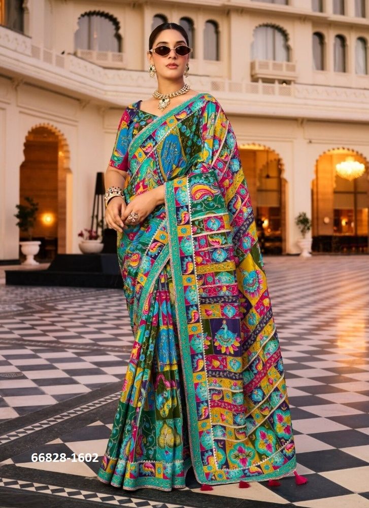 RANG DHARA 1 - Catalog # 66828 (Set of 5 Sarees) RANG DHARA 1 - Catalog # 66828 (Set of 5 Sarees)