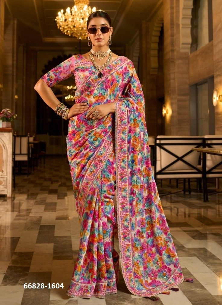 RANG DHARA 1 - Catalog # 66828 (Set of 5 Sarees) RANG DHARA 1 - Catalog # 66828 (Set of 5 Sarees)