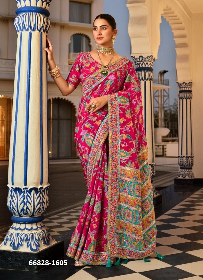 RANG DHARA 1 - Catalog # 66828 (Set of 5 Sarees) RANG DHARA 1 - Catalog # 66828 (Set of 5 Sarees)