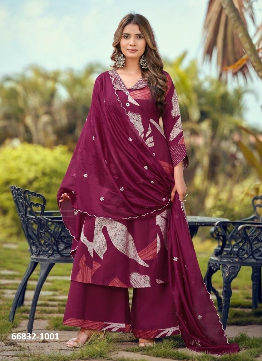 KALKI - Catalog # 66832 (Set of 6 Readymade Salwar Suits) KALKI - Catalog # 66832 (Set of 6 Readymade Salwar Suits)