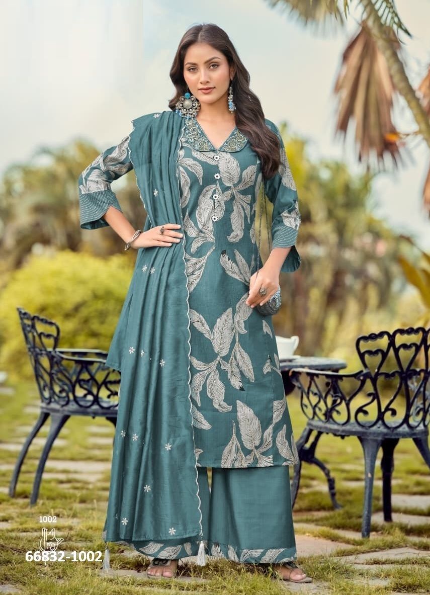 KALKI - Catalog # 66832 (Set of 6 Readymade Salwar Suits) KALKI - Catalog # 66832 (Set of 6 Readymade Salwar Suits)