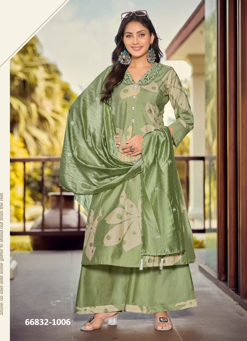 KALKI - Catalog # 66832 (Set of 6 Readymade Salwar Suits) KALKI - Catalog # 66832 (Set of 6 Readymade Salwar Suits)