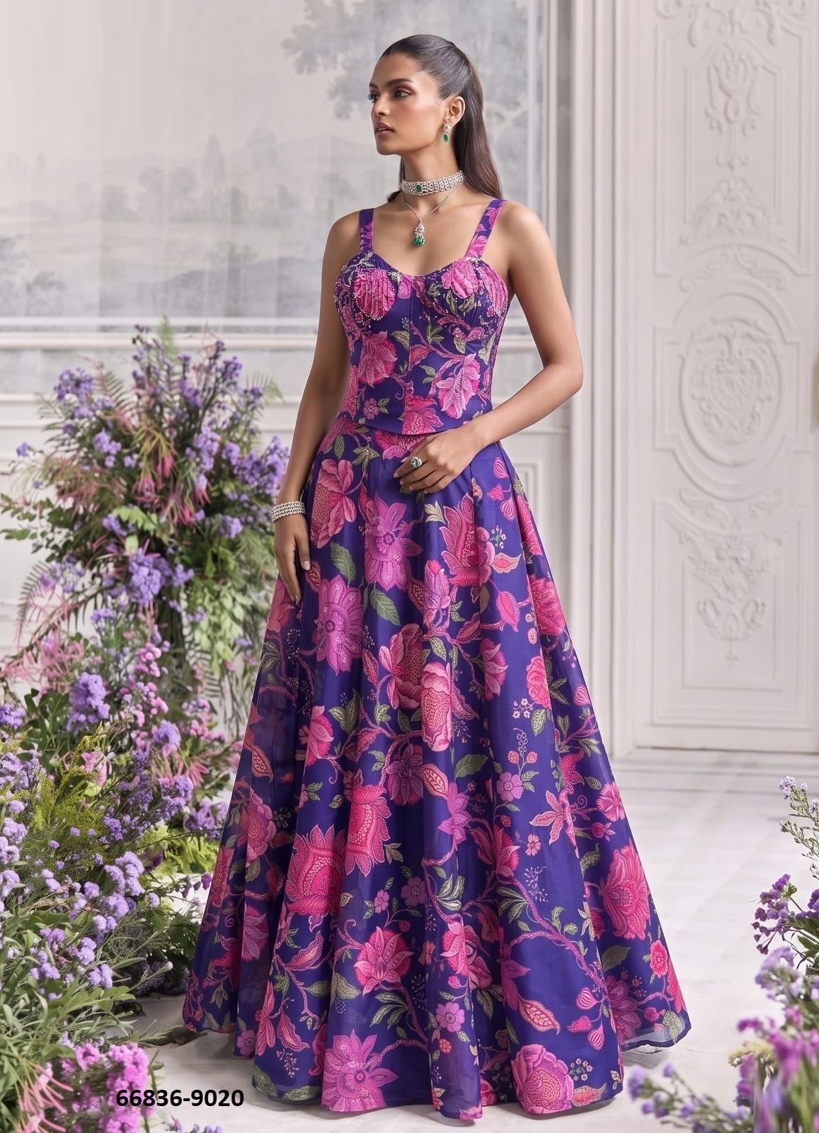 DEISGN 9019 - Catalog # 66836 (Set of 4 Readymade Lehengas) DEISGN 9019 - Catalog # 66836 (Set of 4 Readymade Lehengas)