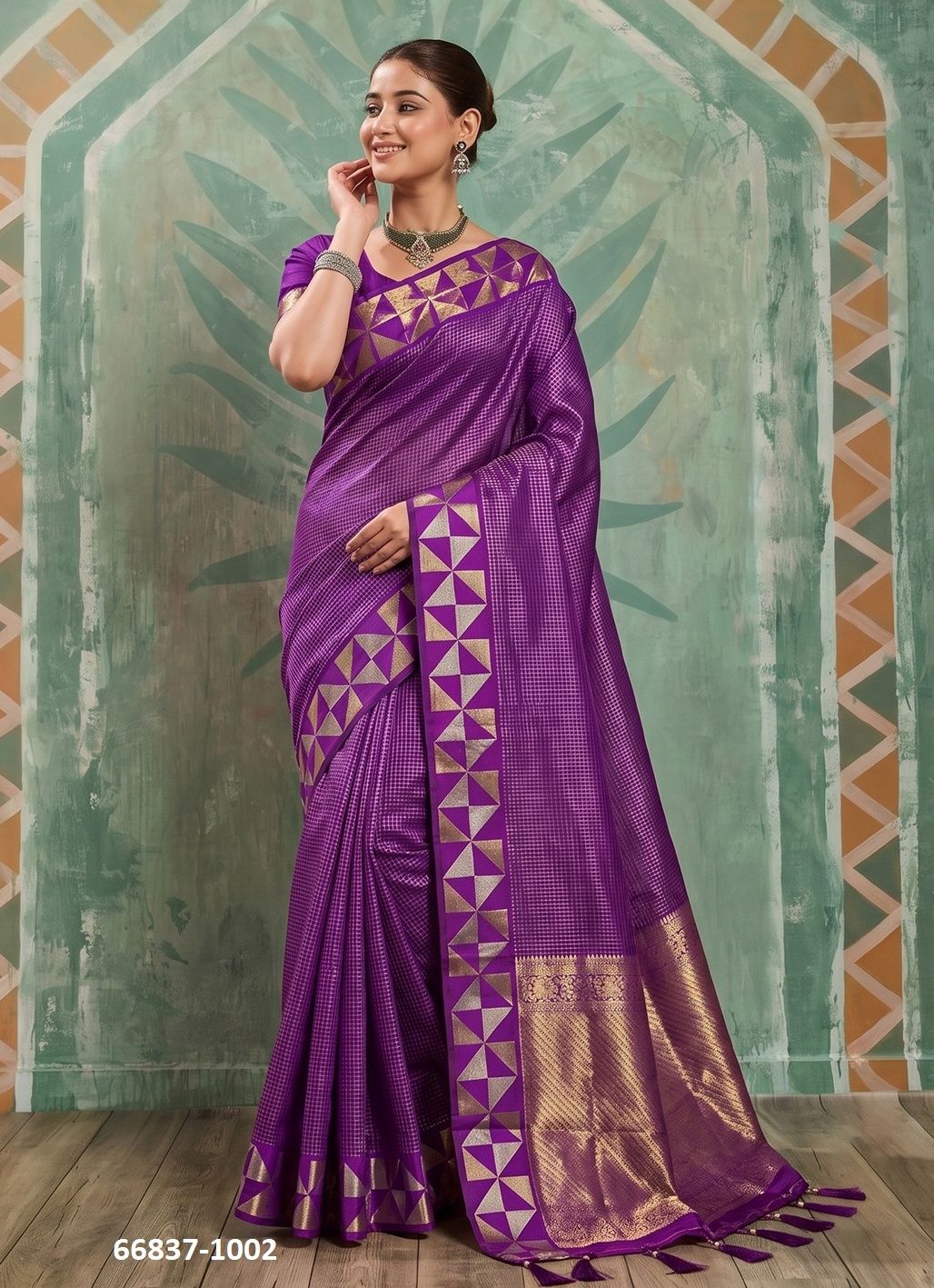 KATHAKALI - Catalog # 66837 (Set of 6 Sarees) KATHAKALI - Catalog # 66837 (Set of 6 Sarees)