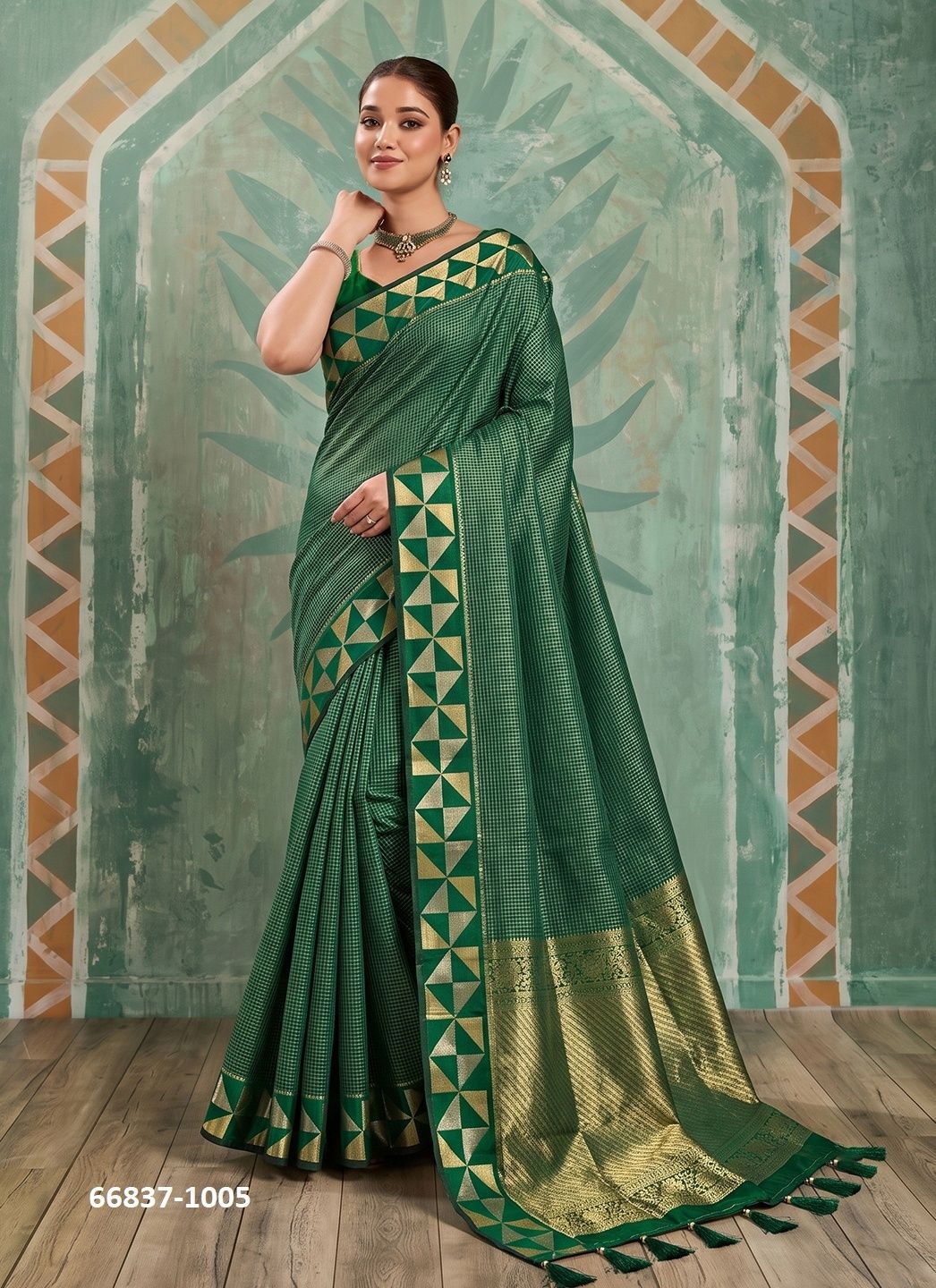 KATHAKALI - Catalog # 66837 (Set of 6 Sarees) KATHAKALI - Catalog # 66837 (Set of 6 Sarees)