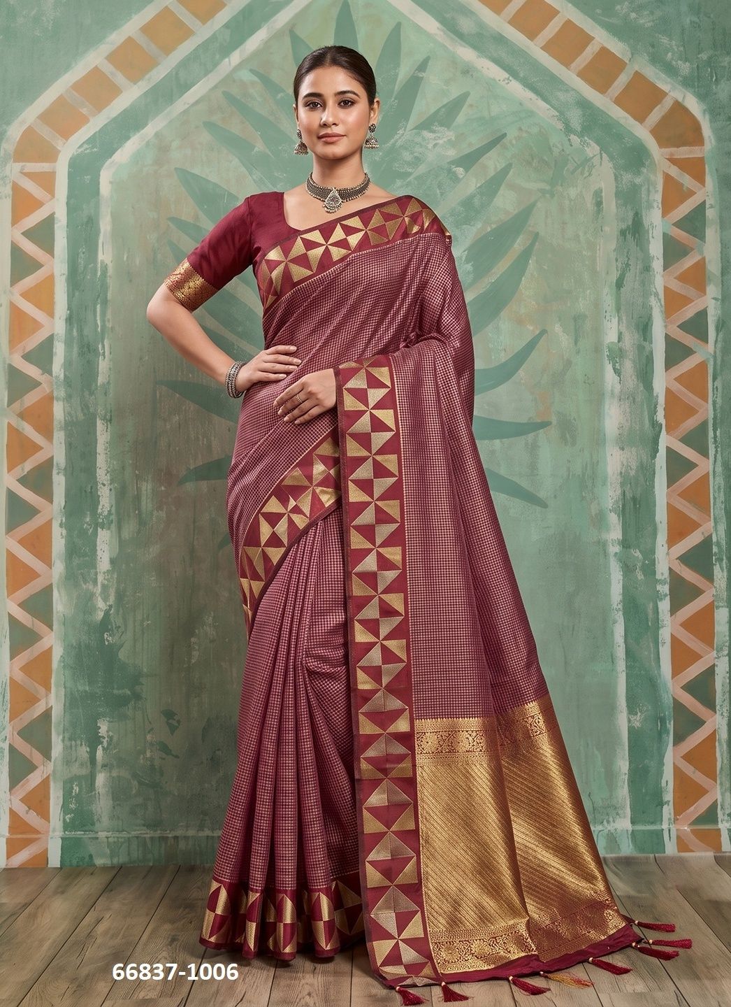 KATHAKALI - Catalog # 66837 (Set of 6 Sarees) KATHAKALI - Catalog # 66837 (Set of 6 Sarees)
