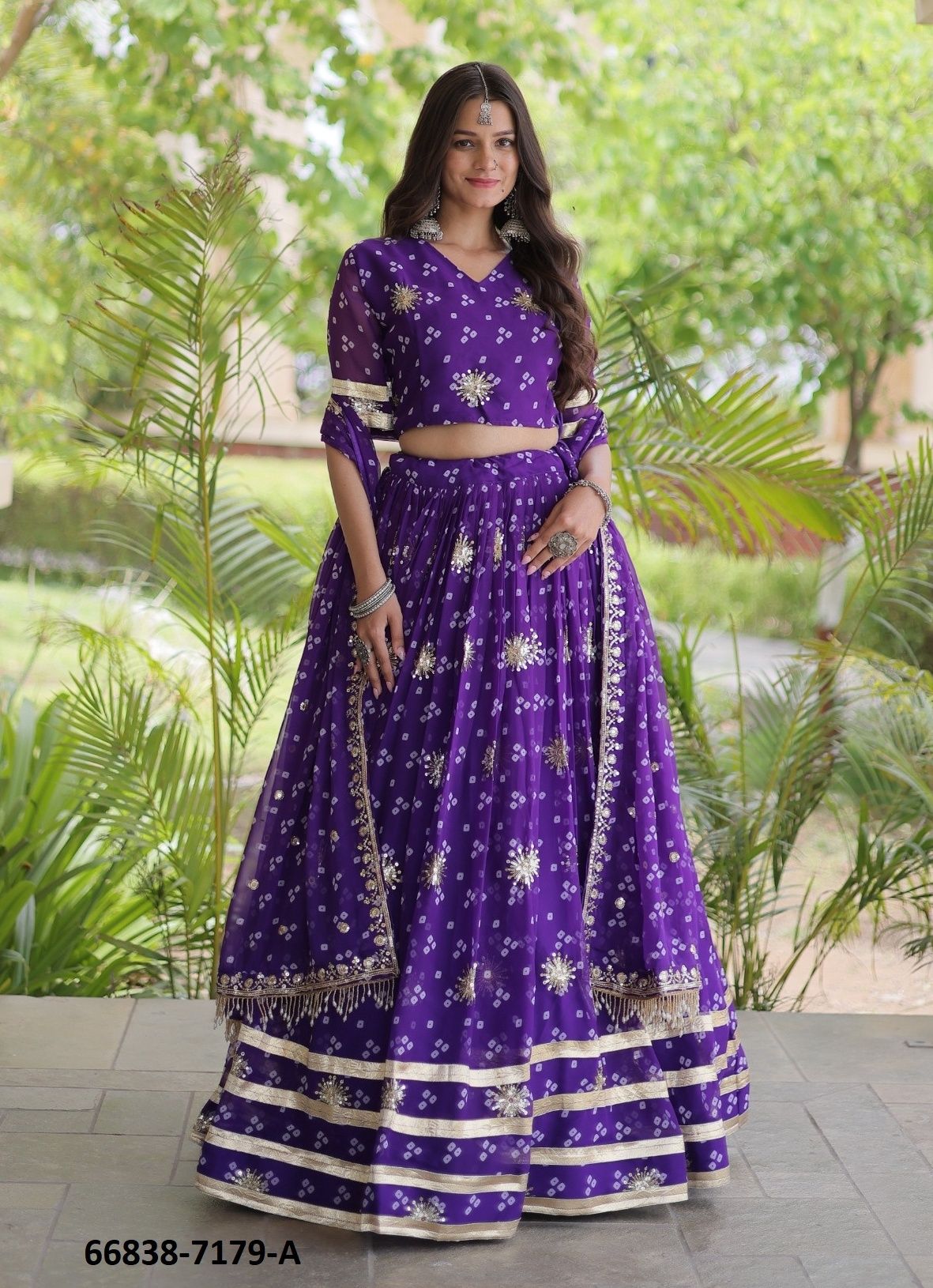 DESIGN 7179 - Catalog # 66838 (Set of 4 Readymade Lehengas) DESIGN 7179 - Catalog # 66838 (Set of 4 Readymade Lehengas)