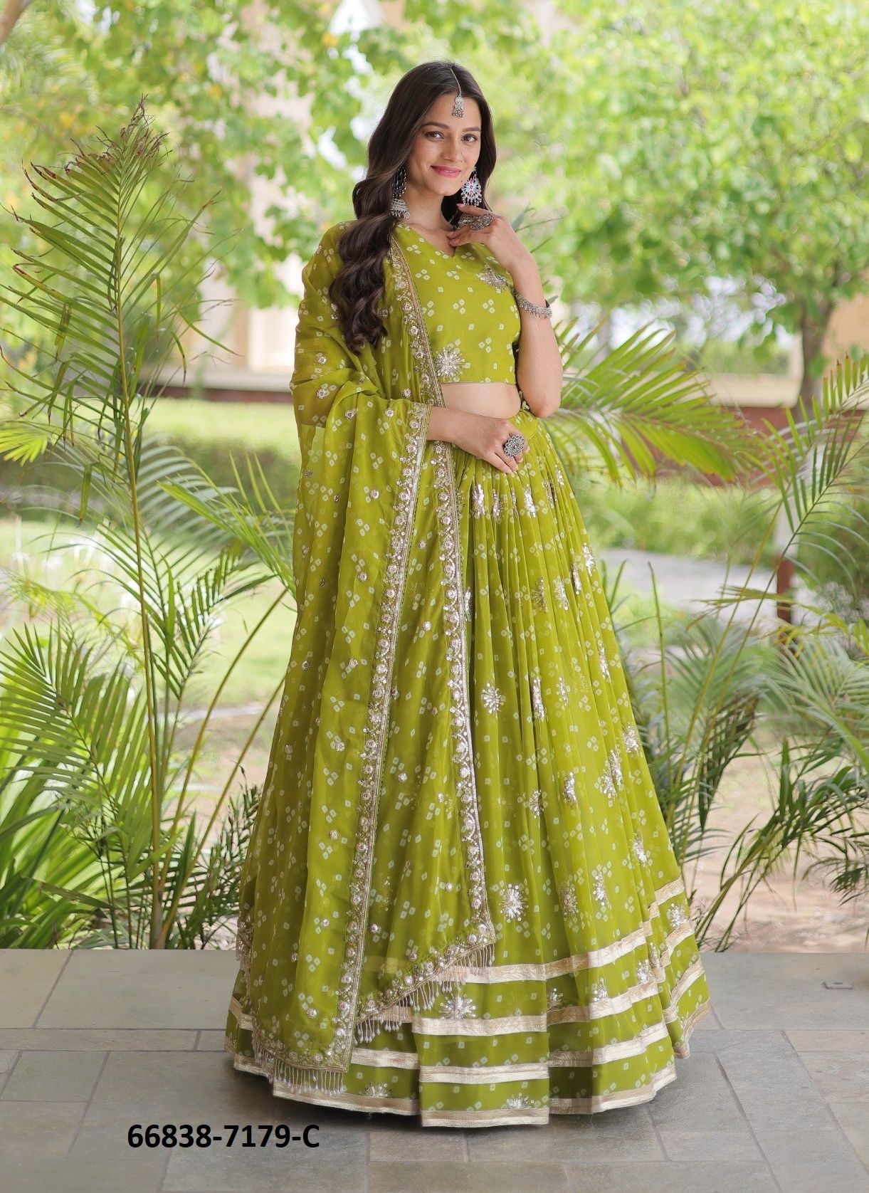 DESIGN 7179 - Catalog # 66838 (Set of 4 Readymade Lehengas) DESIGN 7179 - Catalog # 66838 (Set of 4 Readymade Lehengas)