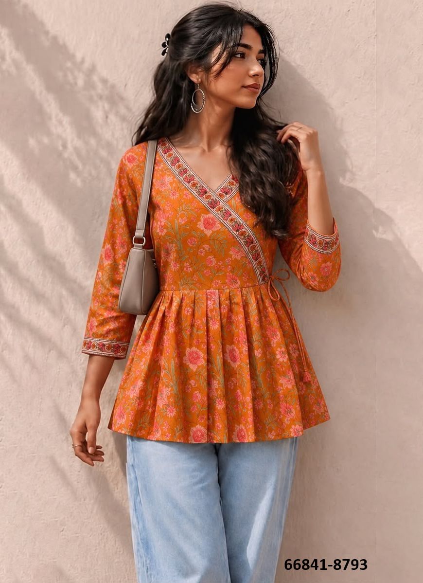 PEPLUM - Catalog # 66841 (Set of 5 Readymade Women's Kurtis / Tops) PEPLUM - Catalog # 66841 (Set of 5 Readymade Women's Kurtis / Tops)