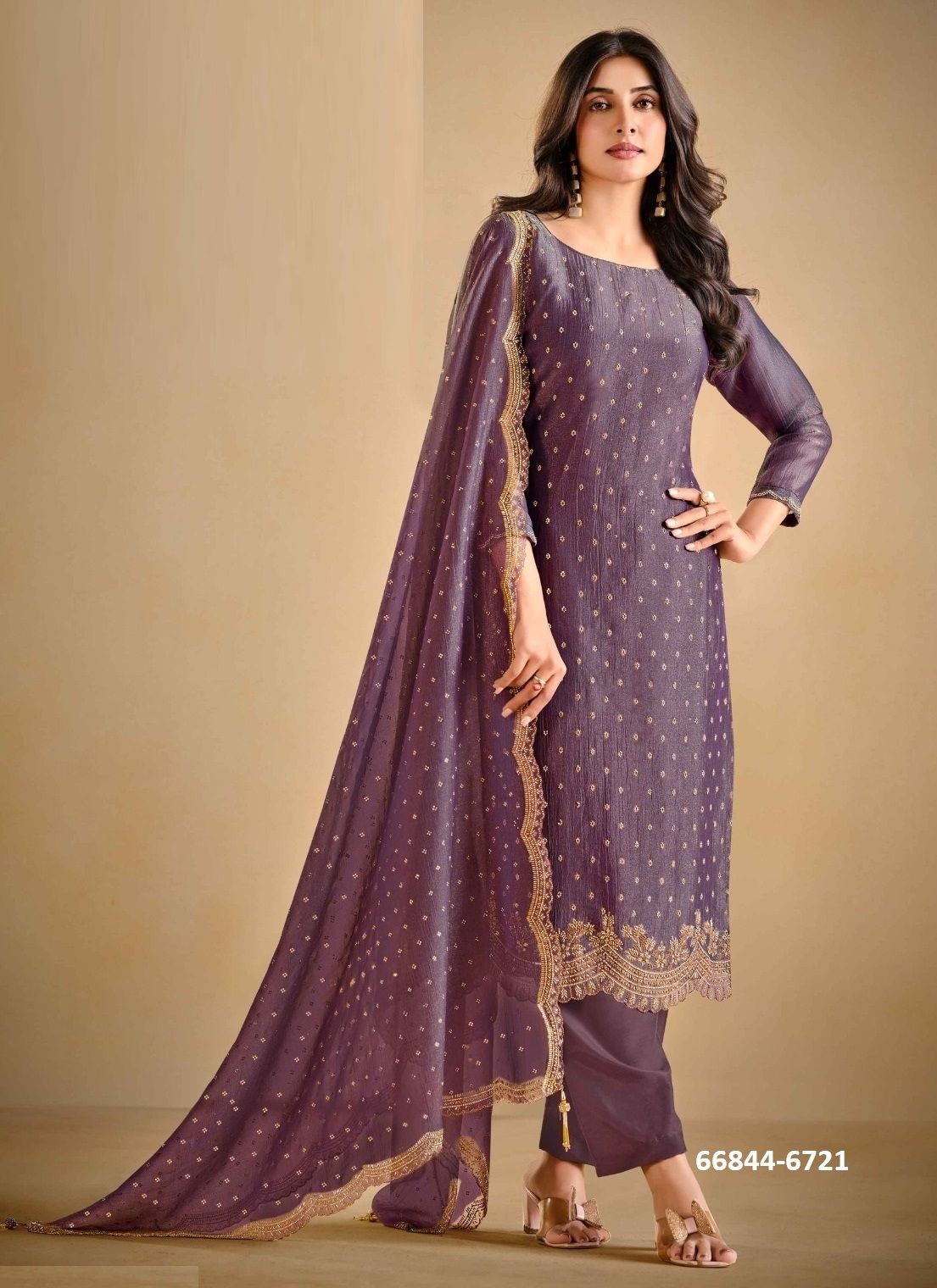 SOLITAIRE 3 - Catalog # 66844 (Set of 6 Readymade Salwar Suits) SOLITAIRE 3 - Catalog # 66844 (Set of 6 Readymade Salwar Suits)