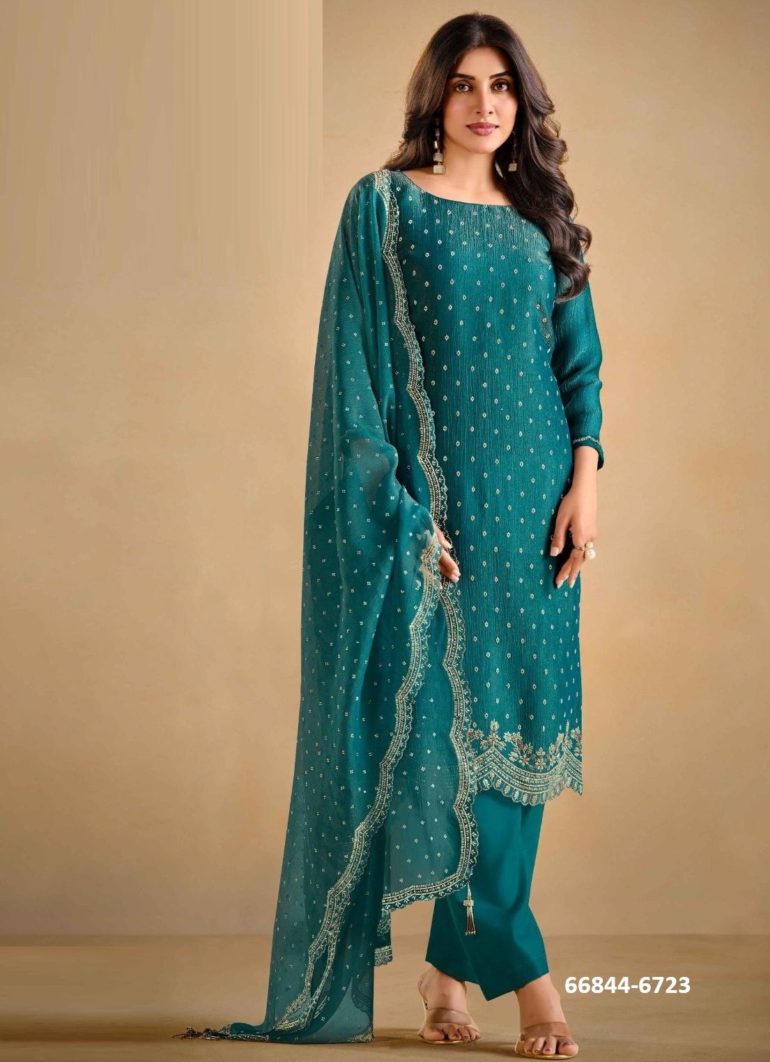 SOLITAIRE 3 - Catalog # 66844 (Set of 6 Readymade Salwar Suits) SOLITAIRE 3 - Catalog # 66844 (Set of 6 Readymade Salwar Suits)