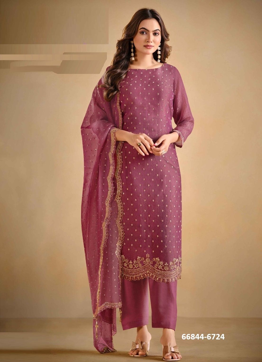 SOLITAIRE 3 - Catalog # 66844 (Set of 6 Readymade Salwar Suits) SOLITAIRE 3 - Catalog # 66844 (Set of 6 Readymade Salwar Suits)