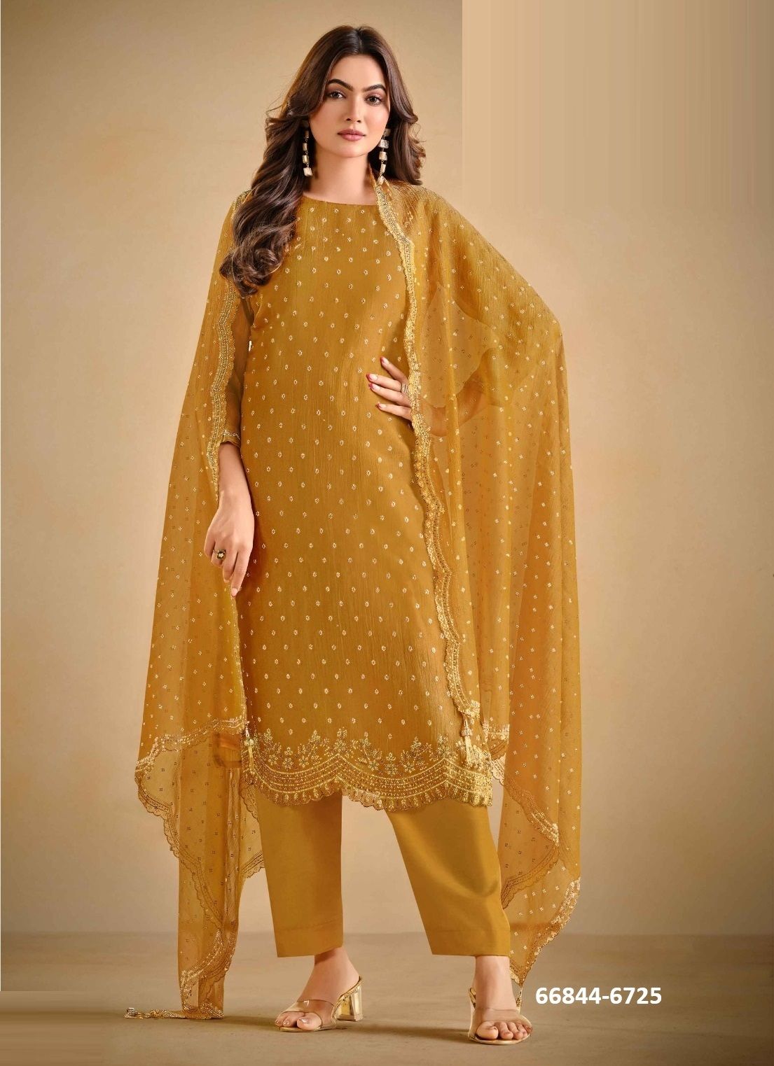 SOLITAIRE 3 - Catalog # 66844 (Set of 6 Readymade Salwar Suits) SOLITAIRE 3 - Catalog # 66844 (Set of 6 Readymade Salwar Suits)