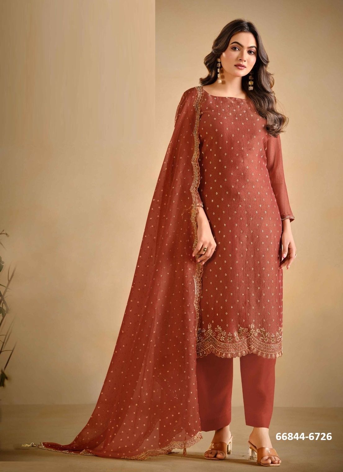 SOLITAIRE 3 - Catalog # 66844 (Set of 6 Readymade Salwar Suits) SOLITAIRE 3 - Catalog # 66844 (Set of 6 Readymade Salwar Suits)