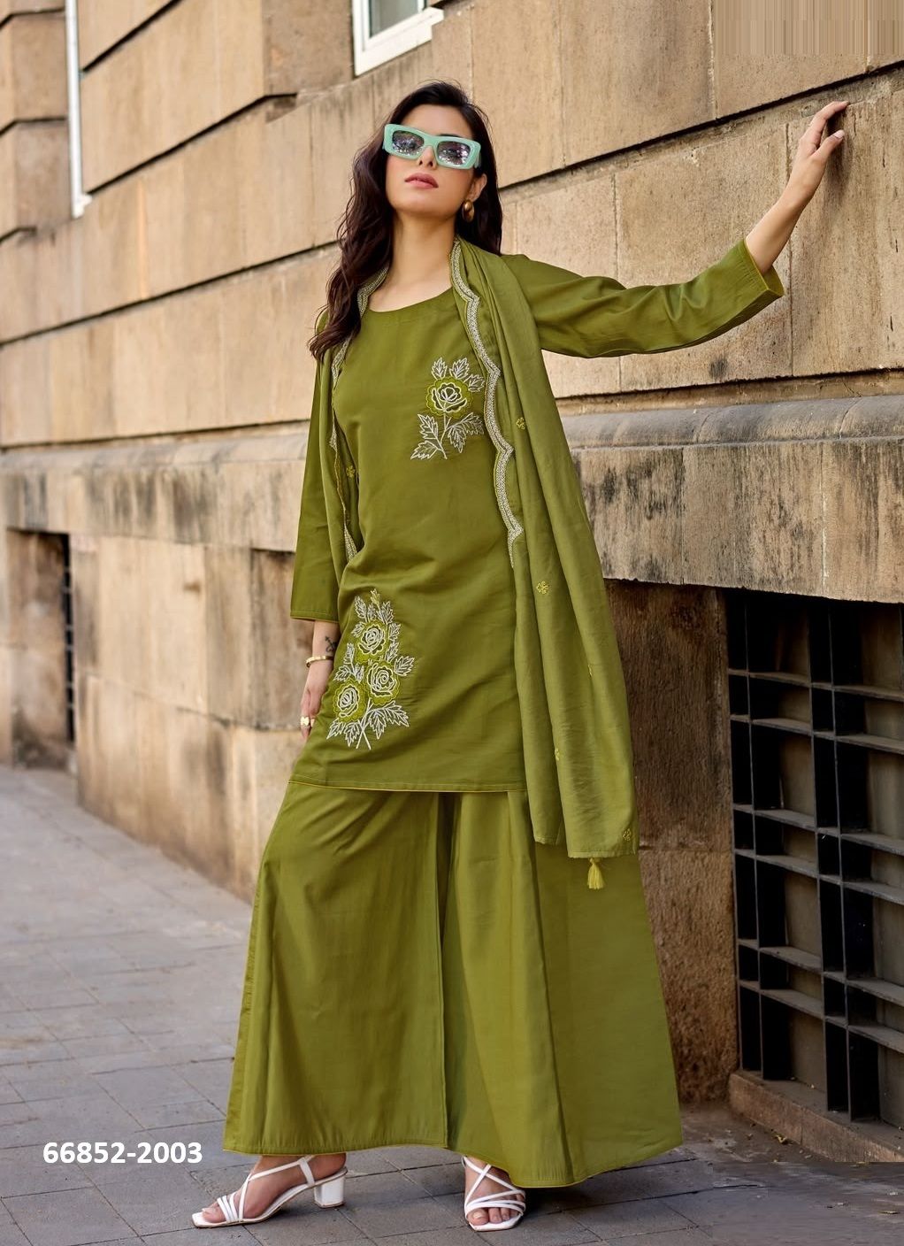BLUE PEARL - Catalog # 66852 (Set of 4 Readymade Salwar Suits) BLUE PEARL - Catalog # 66852 (Set of 4 Readymade Salwar Suits)