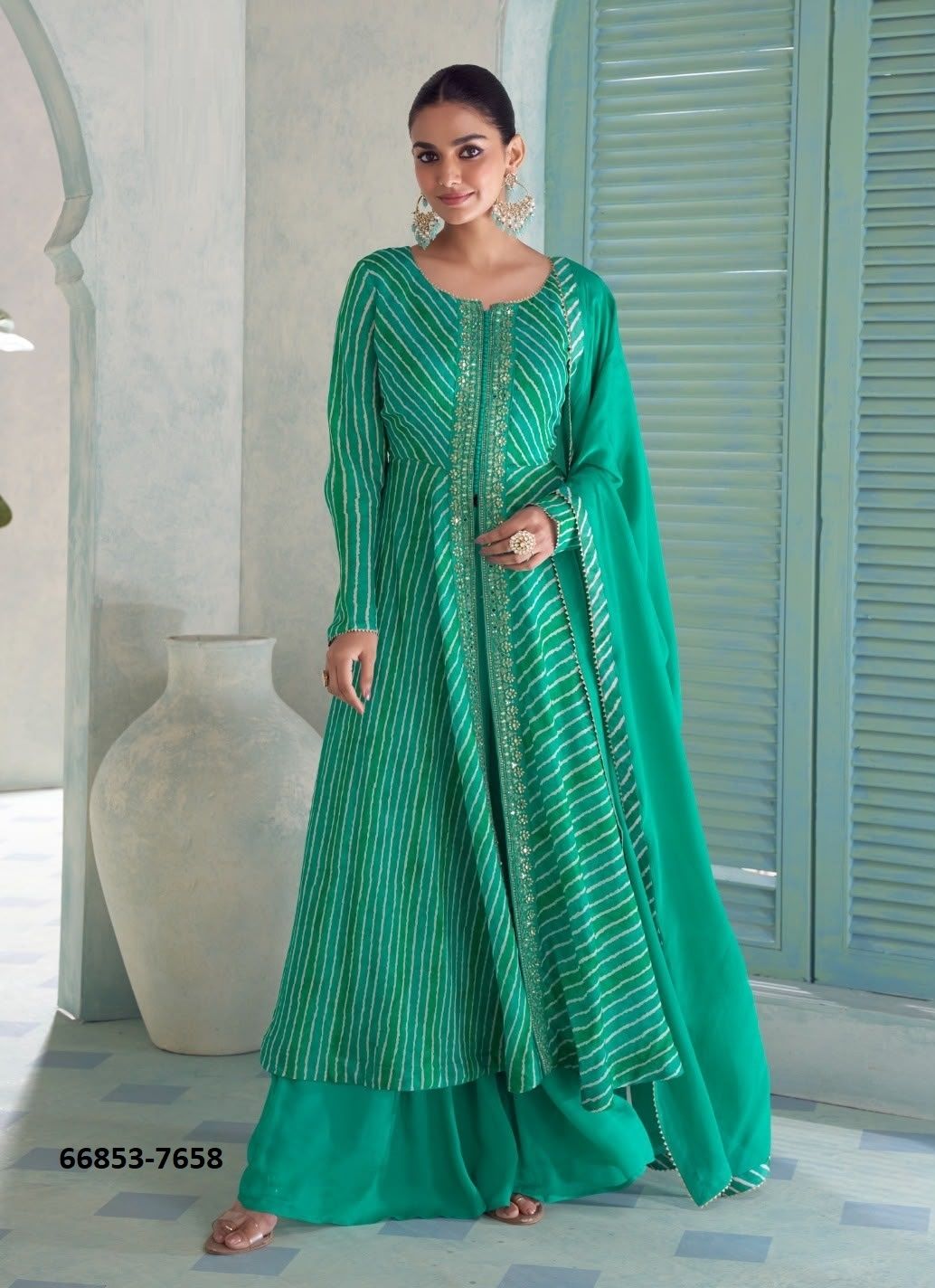 VANILLA - Catalog # 66853 (Set of 3 Readymade Salwar Suits)