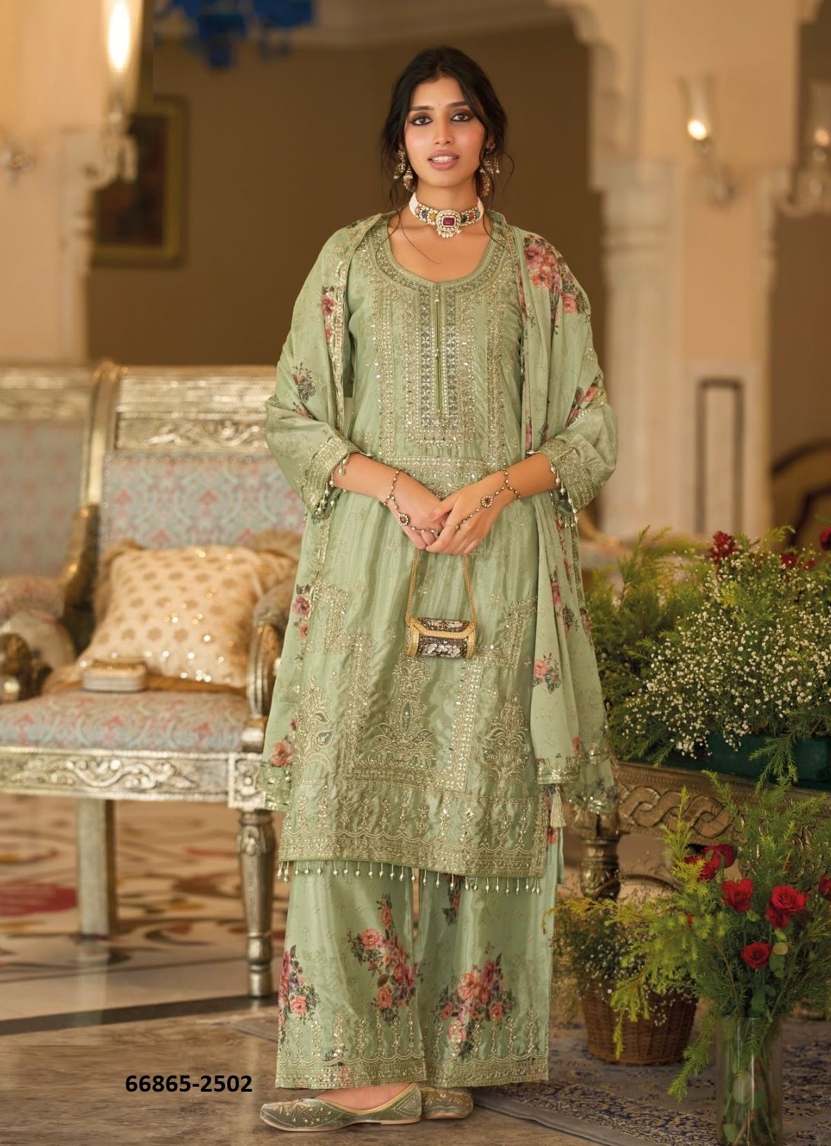 SHABNAM - Catalog # 66865 (Set of 4 Readymade Salwar Suits) SHABNAM - Catalog # 66865 (Set of 4 Readymade Salwar Suits)