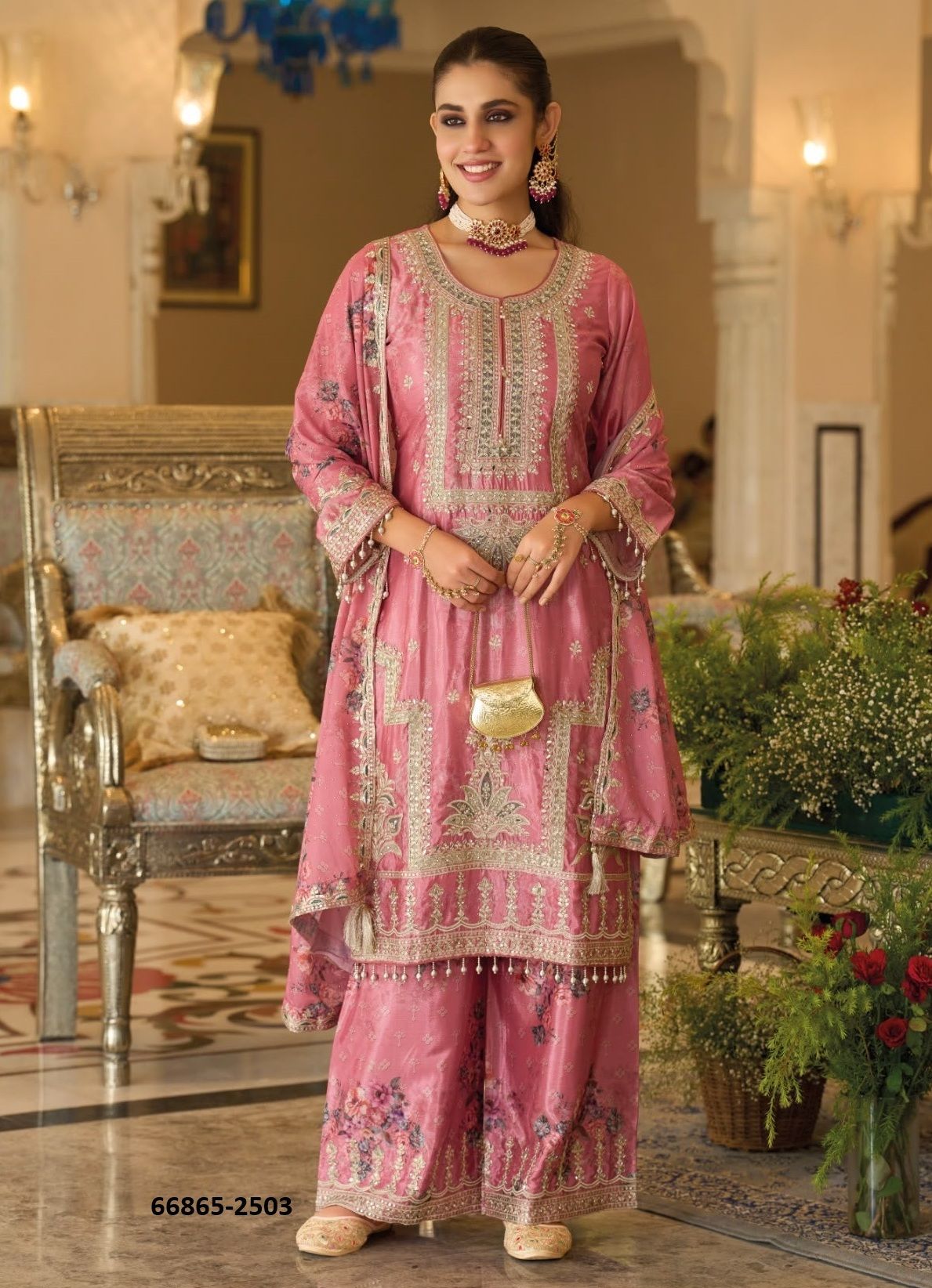 SHABNAM - Catalog # 66865 (Set of 4 Readymade Salwar Suits) SHABNAM - Catalog # 66865 (Set of 4 Readymade Salwar Suits)