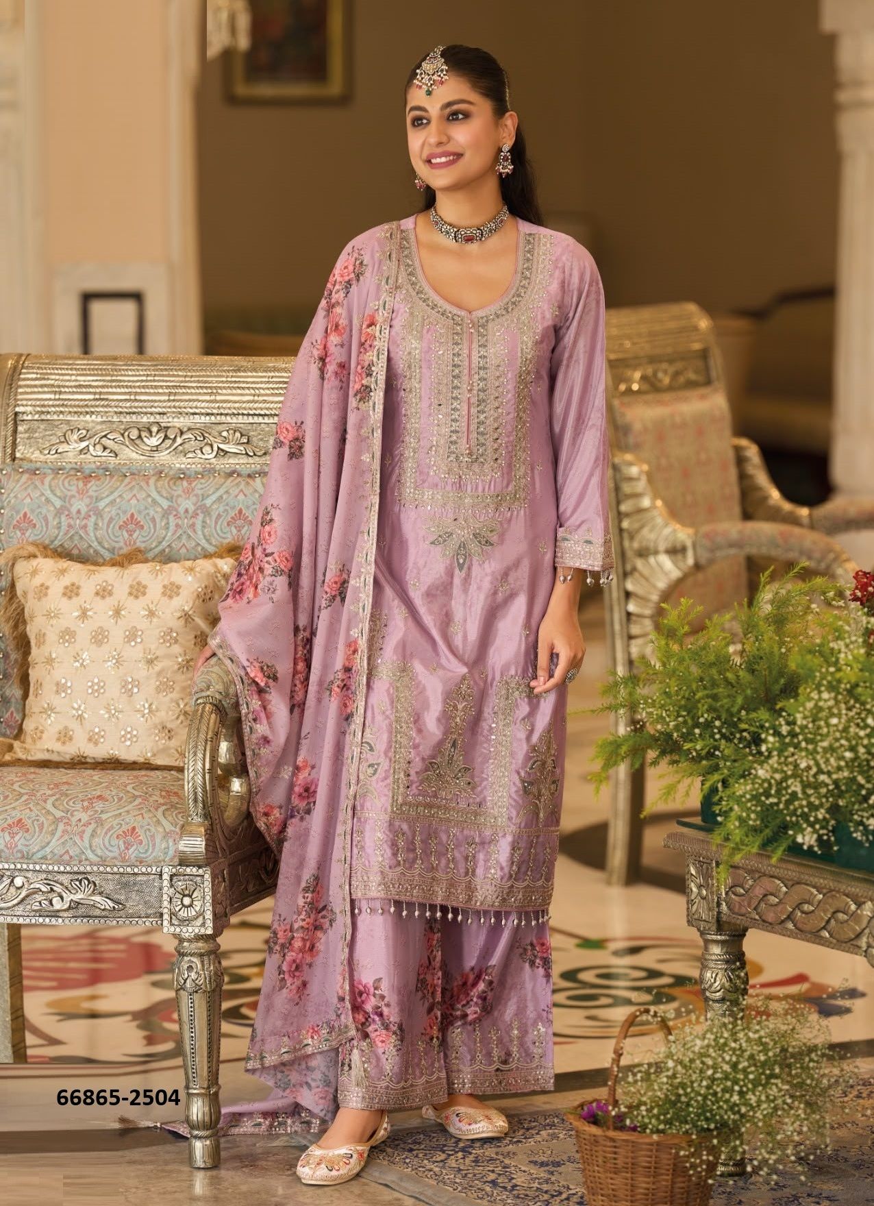 SHABNAM - Catalog # 66865 (Set of 4 Readymade Salwar Suits) SHABNAM - Catalog # 66865 (Set of 4 Readymade Salwar Suits)
