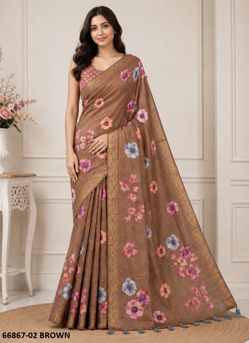 RAMYA KANJI 2 - Catalog # 66867 (Set of 2 Sarees) RAMYA KANJI 2 - Catalog # 66867 (Set of 2 Sarees)