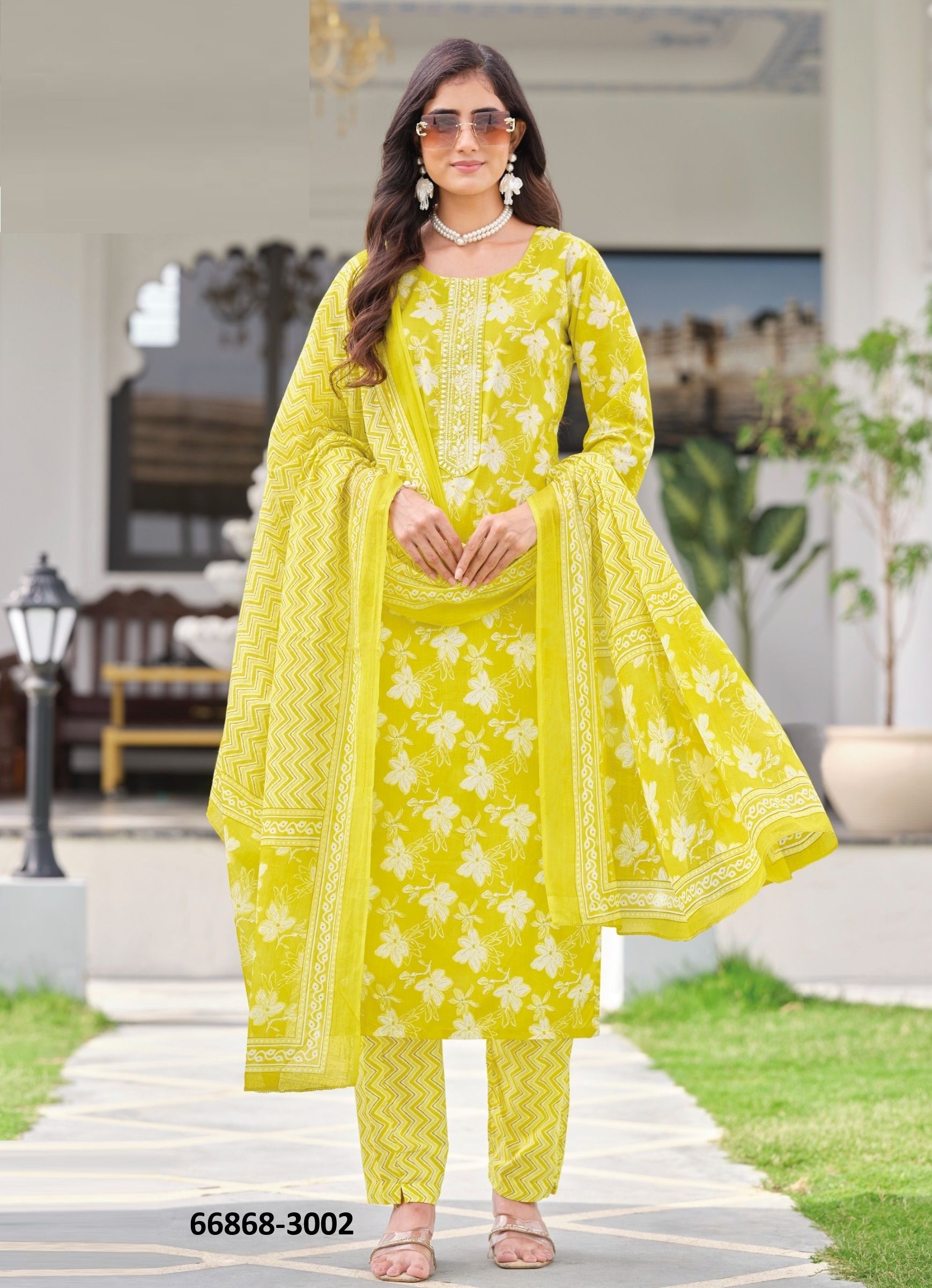 COTTON PLUS 3 - Catalog # 66868 (Set of 8 Readymade Salwar Suits) COTTON PLUS 3 - Catalog # 66868 (Set of 8 Readymade Salwar Suits)