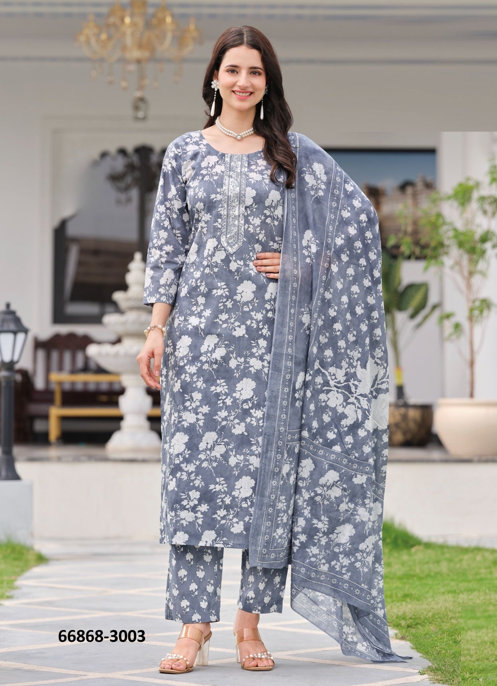 COTTON PLUS 3 - Catalog # 66868 (Set of 8 Readymade Salwar Suits) COTTON PLUS 3 - Catalog # 66868 (Set of 8 Readymade Salwar Suits)