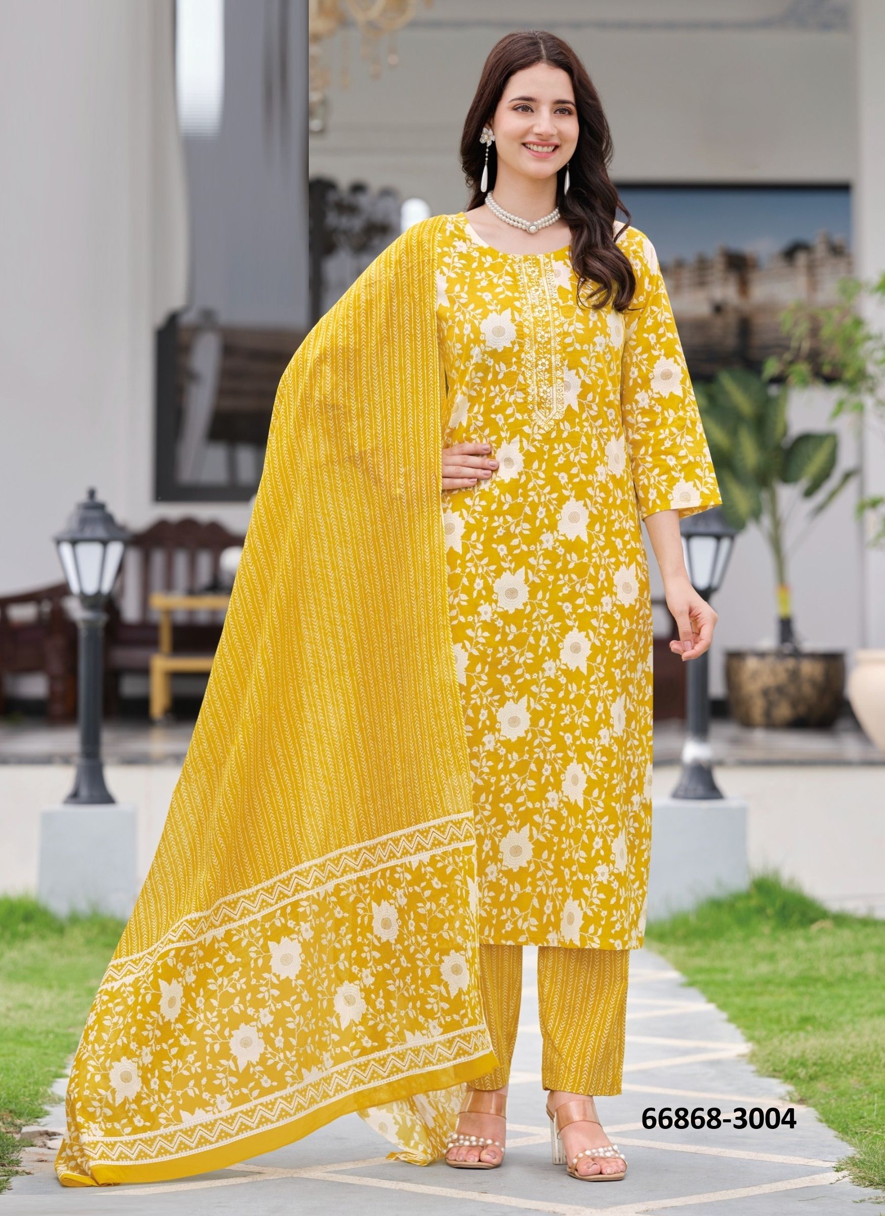 COTTON PLUS 3 - Catalog # 66868 (Set of 8 Readymade Salwar Suits) COTTON PLUS 3 - Catalog # 66868 (Set of 8 Readymade Salwar Suits)