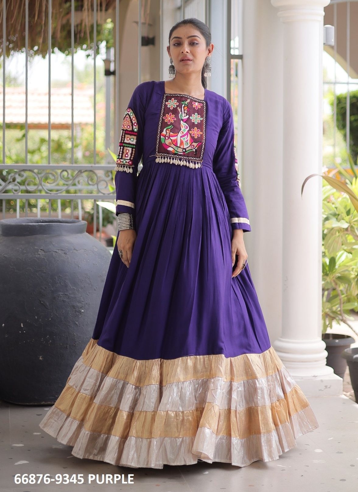 DESIGN 9345 - Catalog # 66876 (Set of 3 Readymade Women's Kurtis / Tops) DESIGN 9345 - Catalog # 66876 (Set of 3 Readymade Women's Kurtis / Tops)