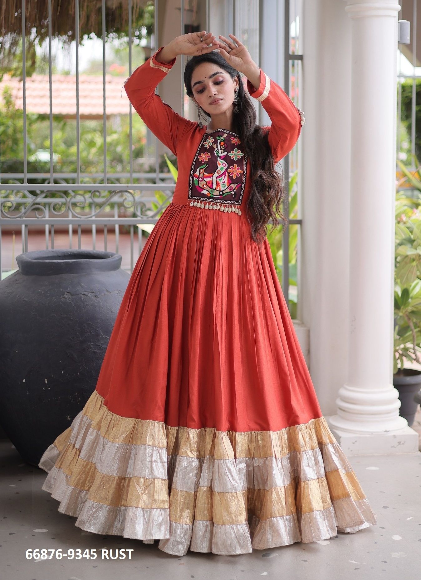 DESIGN 9345 - Catalog # 66876 (Set of 3 Readymade Women's Kurtis / Tops) DESIGN 9345 - Catalog # 66876 (Set of 3 Readymade Women's Kurtis / Tops)