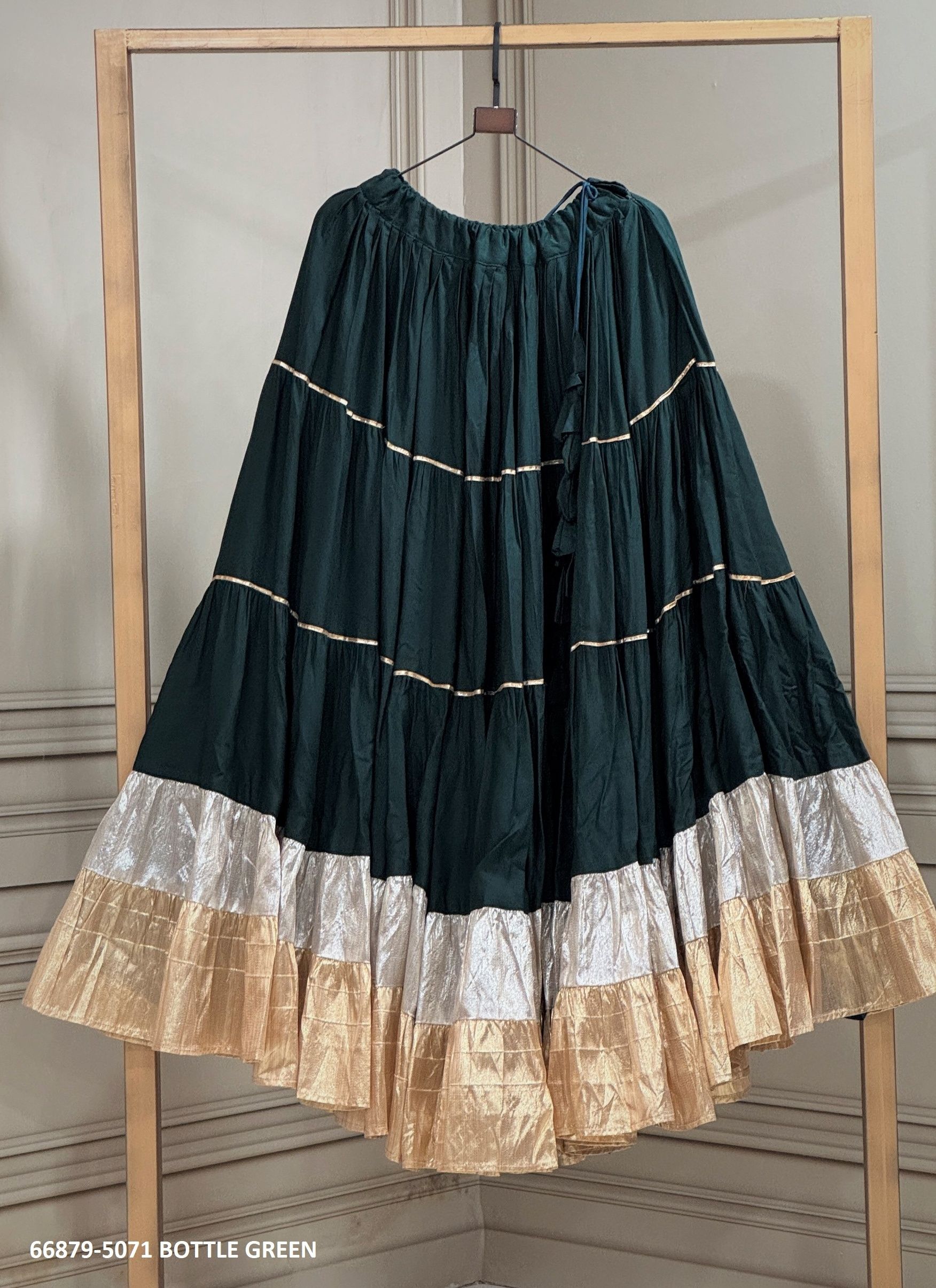 NAVRATRI SPECIAL ONLY LEHENGAS 5071 - Catalog # 66879 (Set of 12 Only Bottoms) NAVRATRI SPECIAL ONLY LEHENGAS 5071 - Catalog # 66879 (Set of 12 Only Bottoms)