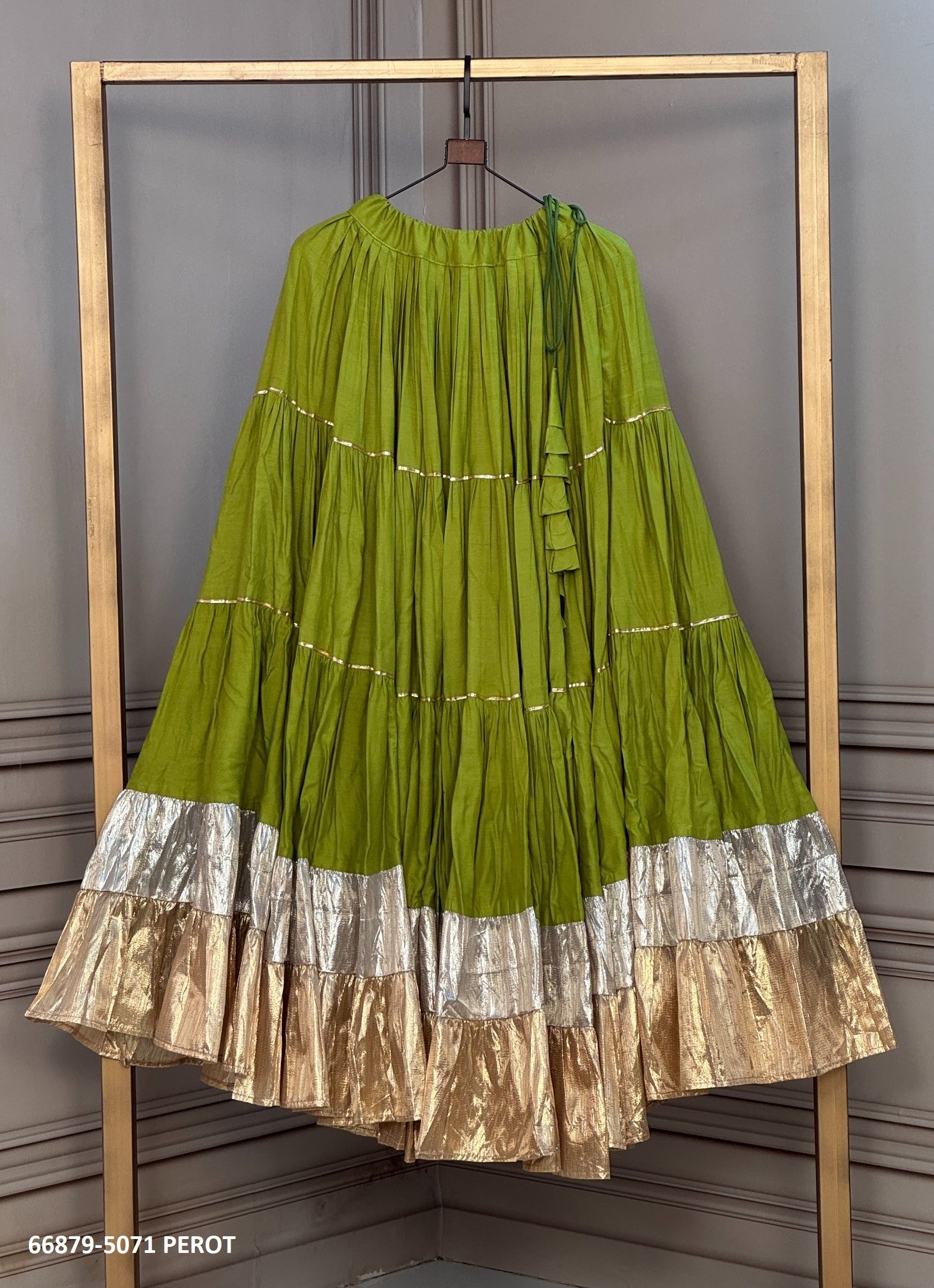 NAVRATRI SPECIAL ONLY LEHENGAS 5071 - Catalog # 66879 (Set of 12 Only Bottoms) NAVRATRI SPECIAL ONLY LEHENGAS 5071 - Catalog # 66879 (Set of 12 Only Bottoms)
