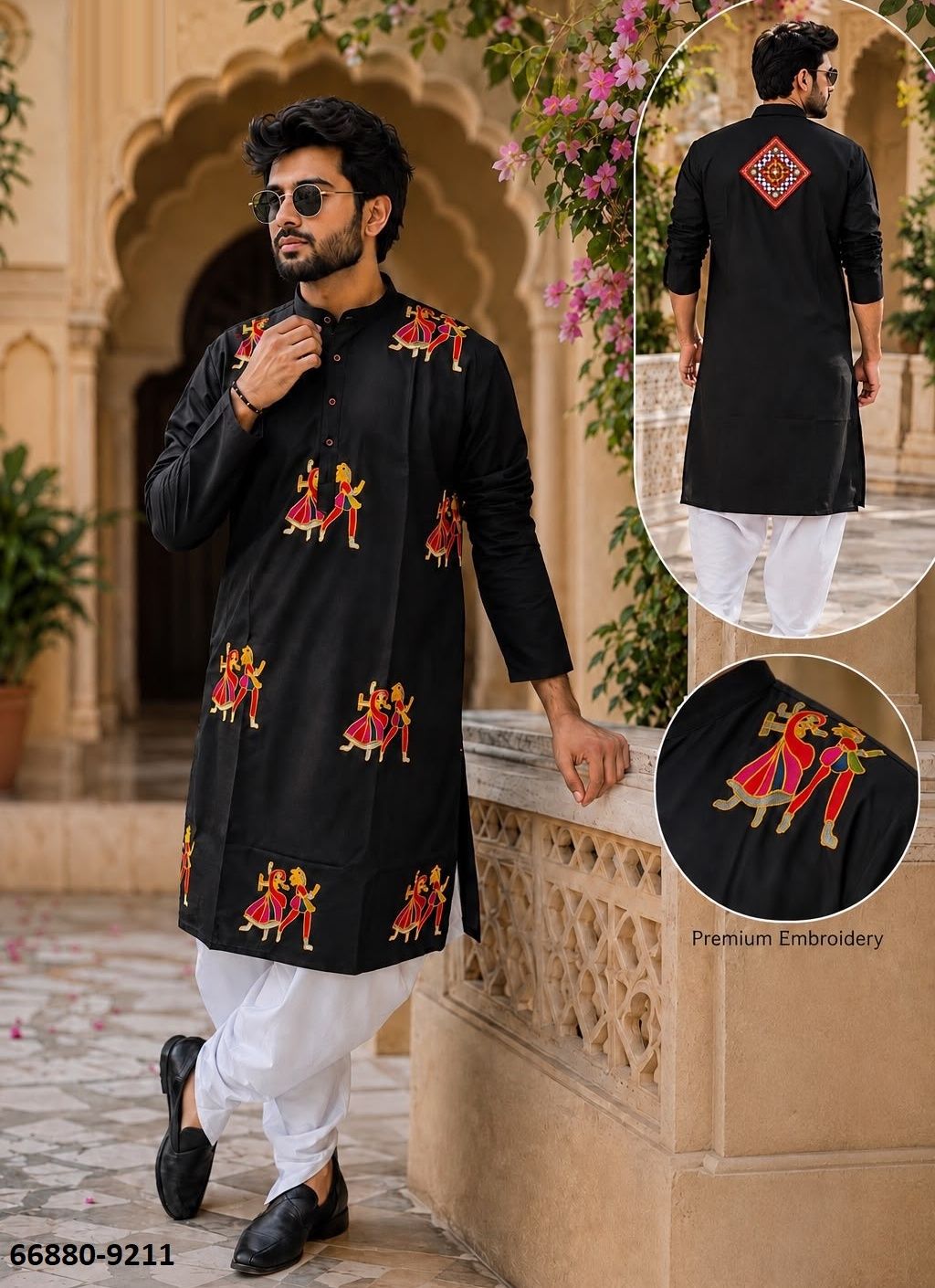 RANGILO 1 - Catalog # 66880 (Set of 4 Men's Ethnic Wear) RANGILO 1 - Catalog # 66880 (Set of 4 Men's Ethnic Wear)