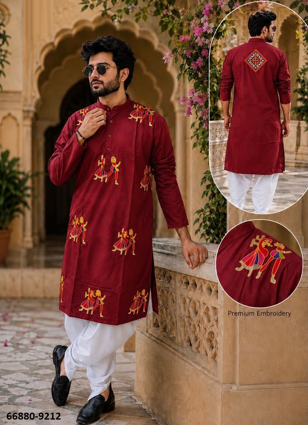 RANGILO 1 - Catalog # 66880 (Set of 4 Men's Ethnic Wear) RANGILO 1 - Catalog # 66880 (Set of 4 Men's Ethnic Wear)