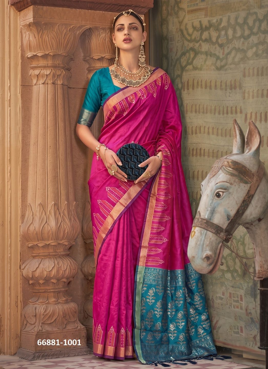 DOLA SILK - Catalog # 66881 (Set of 6 Sarees) DOLA SILK - Catalog # 66881 (Set of 6 Sarees)