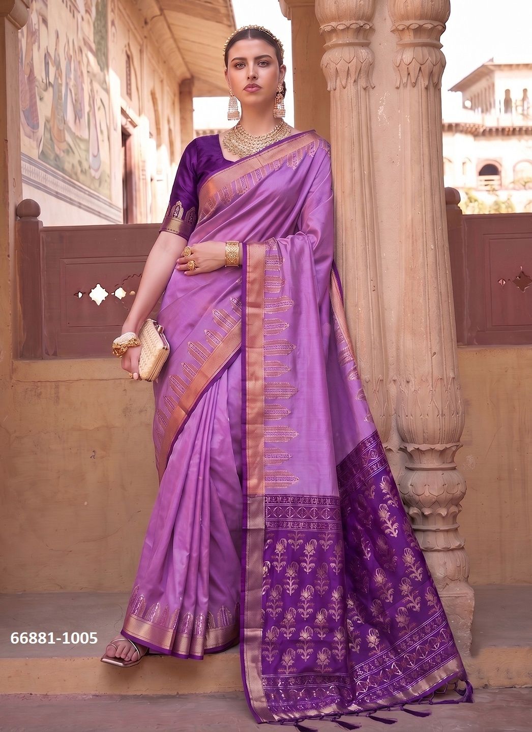 DOLA SILK - Catalog # 66881 (Set of 6 Sarees) DOLA SILK - Catalog # 66881 (Set of 6 Sarees)