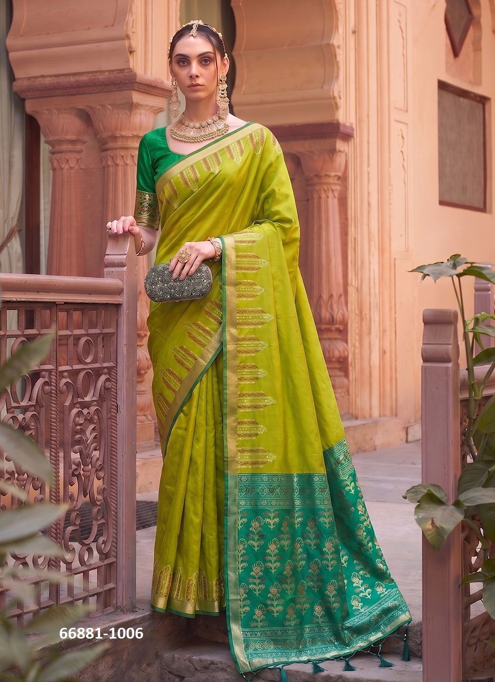 DOLA SILK - Catalog # 66881 (Set of 6 Sarees) DOLA SILK - Catalog # 66881 (Set of 6 Sarees)