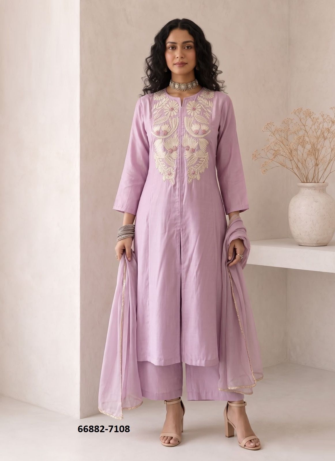 DESIGN 7106 - Catalog # 66882 (Set of 4 Readymade Salwar Suits) DESIGN 7106 - Catalog # 66882 (Set of 4 Readymade Salwar Suits)